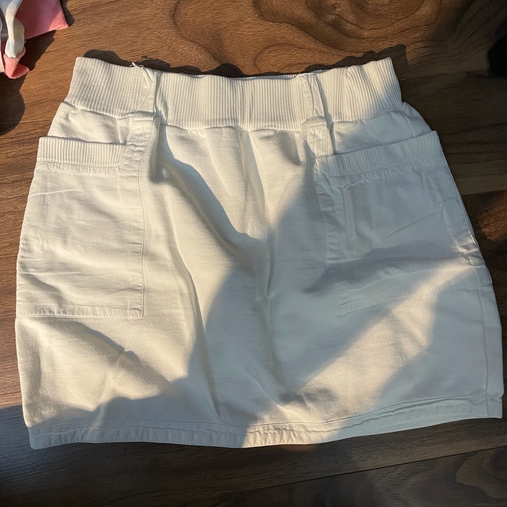 White skirt